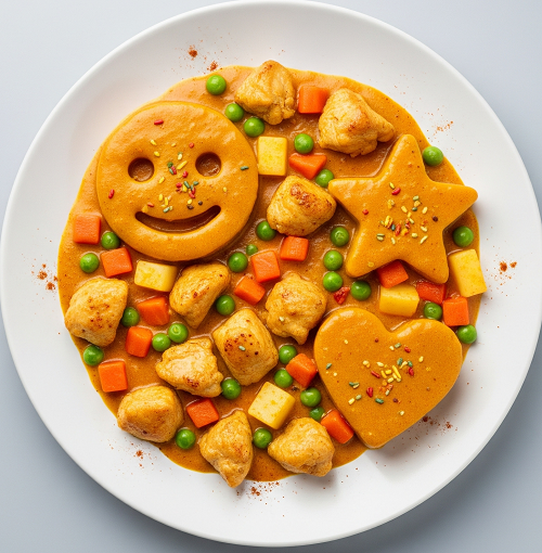 Kids Chicken Korma & Chips 