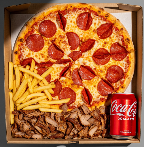 10 " Pizza & Kebab Deal 
