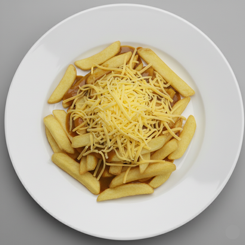 Chips, Cheese & Any Curry Sauce 