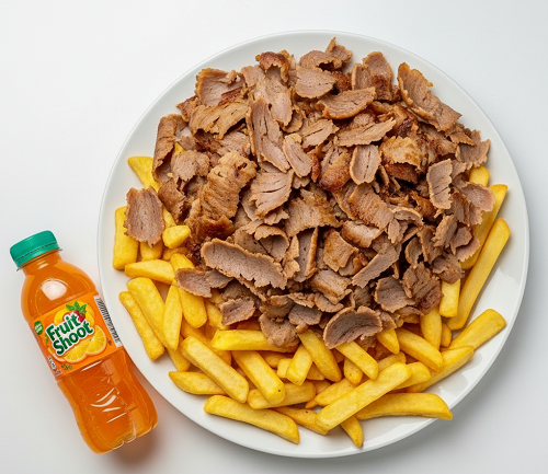 Kids Donner Meat & Chips 