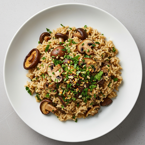 Mushroom Fried Rice 