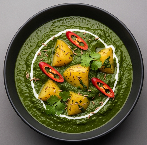 Vegan Saag Aloo 